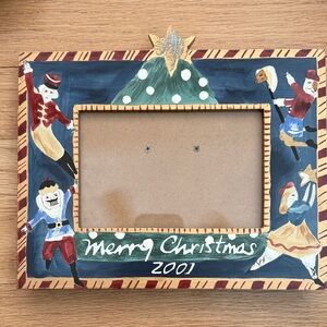Annual 2001 Christmas Photo Frame Nutcracker from Exposures
